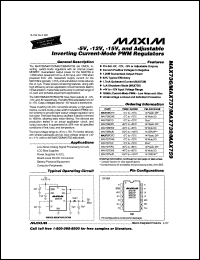 MAX747C-D Datasheet