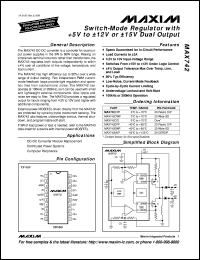 MAX756C-D Datasheet