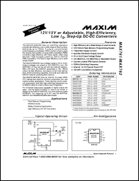 MAX774CPA Datasheet