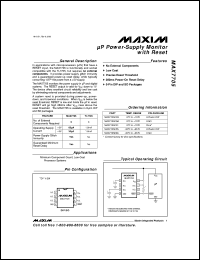 MAX793SCSE Datasheet