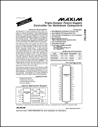 MAX808MEPA Datasheet