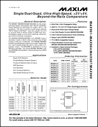 MAX972C-D Datasheet
