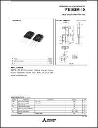 FS10SM-10 Datasheet