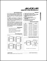 MAX666CPA Datasheet