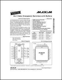 MAX751CSA Datasheet