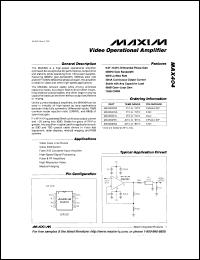 MAX665MJA Datasheet