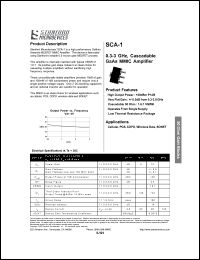 SCA-1 Datasheet