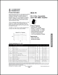 SCA-15 Datasheet