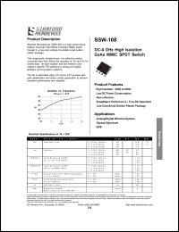 SSW-108 Datasheet