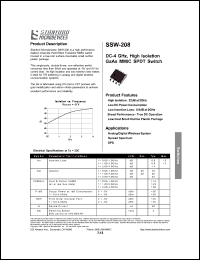 SSW-208 Datasheet