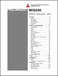 M30240E8-FP Datasheet