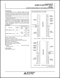 M5M51016RT-10VLL Datasheet