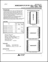 M5M5256DRV-70XL Datasheet