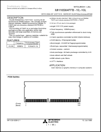 MH16S64FFB-10L Datasheet