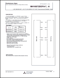 MH16S72DCFA-7 Datasheet