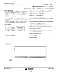 MH4S64DBKG-8 Datasheet