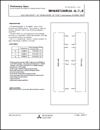 MH64S72AWJA-8 Datasheet