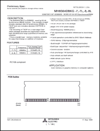 MH8S64DBKG-7 Datasheet