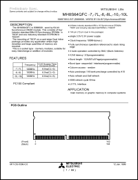 MH8S64QFC-10 Datasheet