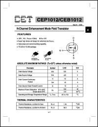CEP1012 Datasheet