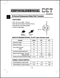 CEP1012L Datasheet