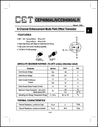 CEP4060ALR Datasheet