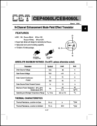 CEP4060L Datasheet