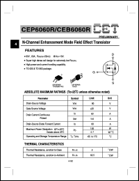 CEP6060R Datasheet