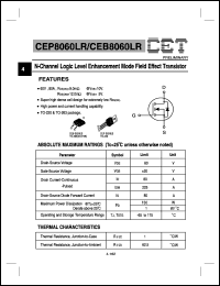 CEP8060LR Datasheet