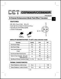 CEP8060R Datasheet