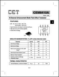 CEM8410A Datasheet