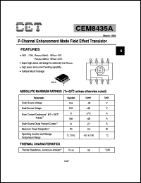CEM8435A Datasheet