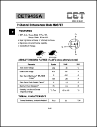 CET9435A Datasheet