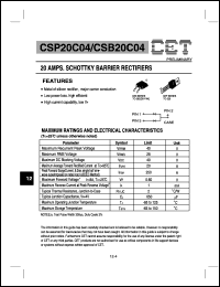 CSP20C04 Datasheet