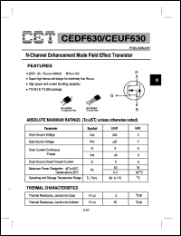 CEDF630 Datasheet