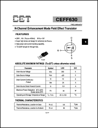 CEFF630 Datasheet
