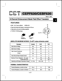 CEPF630 Datasheet