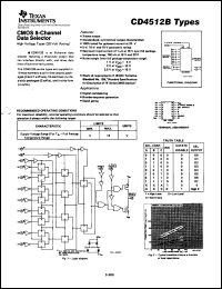 CD4512BF Datasheet