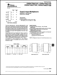CD54AC157F3A Datasheet