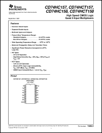 CD54HC157F3A Datasheet