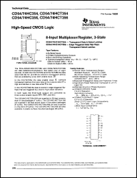 CD54HC354F3A Datasheet