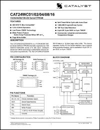 CAT24WC01J-1-8TE13 Datasheet