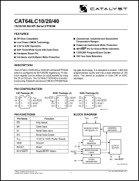 CAT65LC40P-TE13 Datasheet
