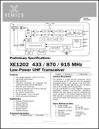 XE1202915 Datasheet