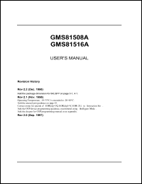 GMS81508 Datasheet
