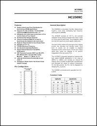 HC2509C Datasheet