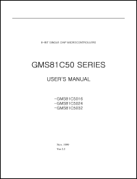 GMS81C5016 Datasheet