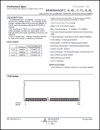 MH8S64AQFC-6 Datasheet