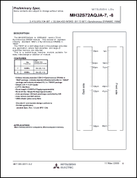 MH32S72AQJA-8 Datasheet
