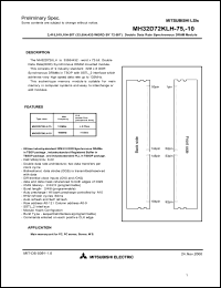MH32D72KLH-10 Datasheet